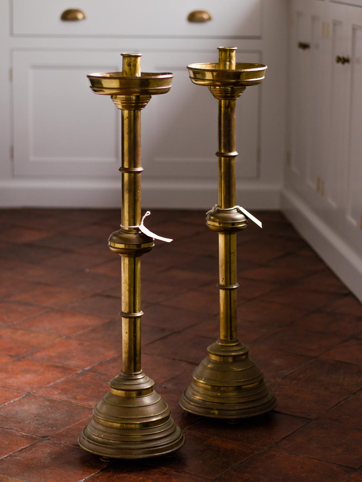 Brass Candle Holders deVOL Kitchens